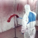 Lakování blatníku Jawa 250 pérák 1949