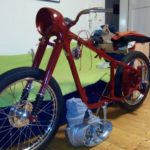 Rám po úpravě Jawa 250 pérák 1949