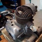 motor čz 502 před GO